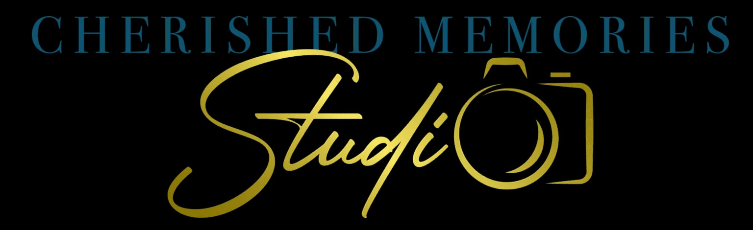 Cherished memories studio logo banner