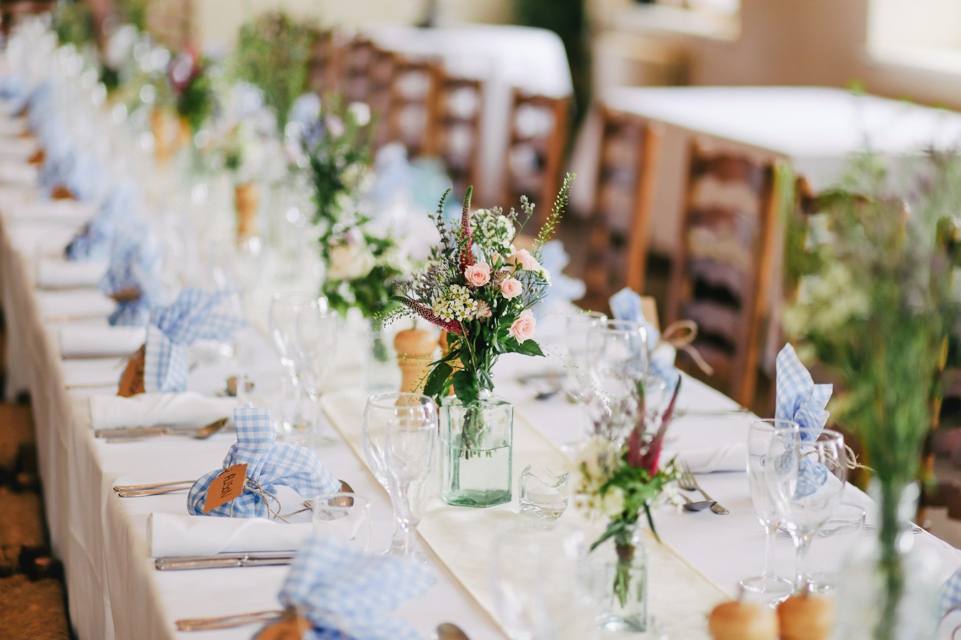 Dining table setup for wedding | Cherished memories studio