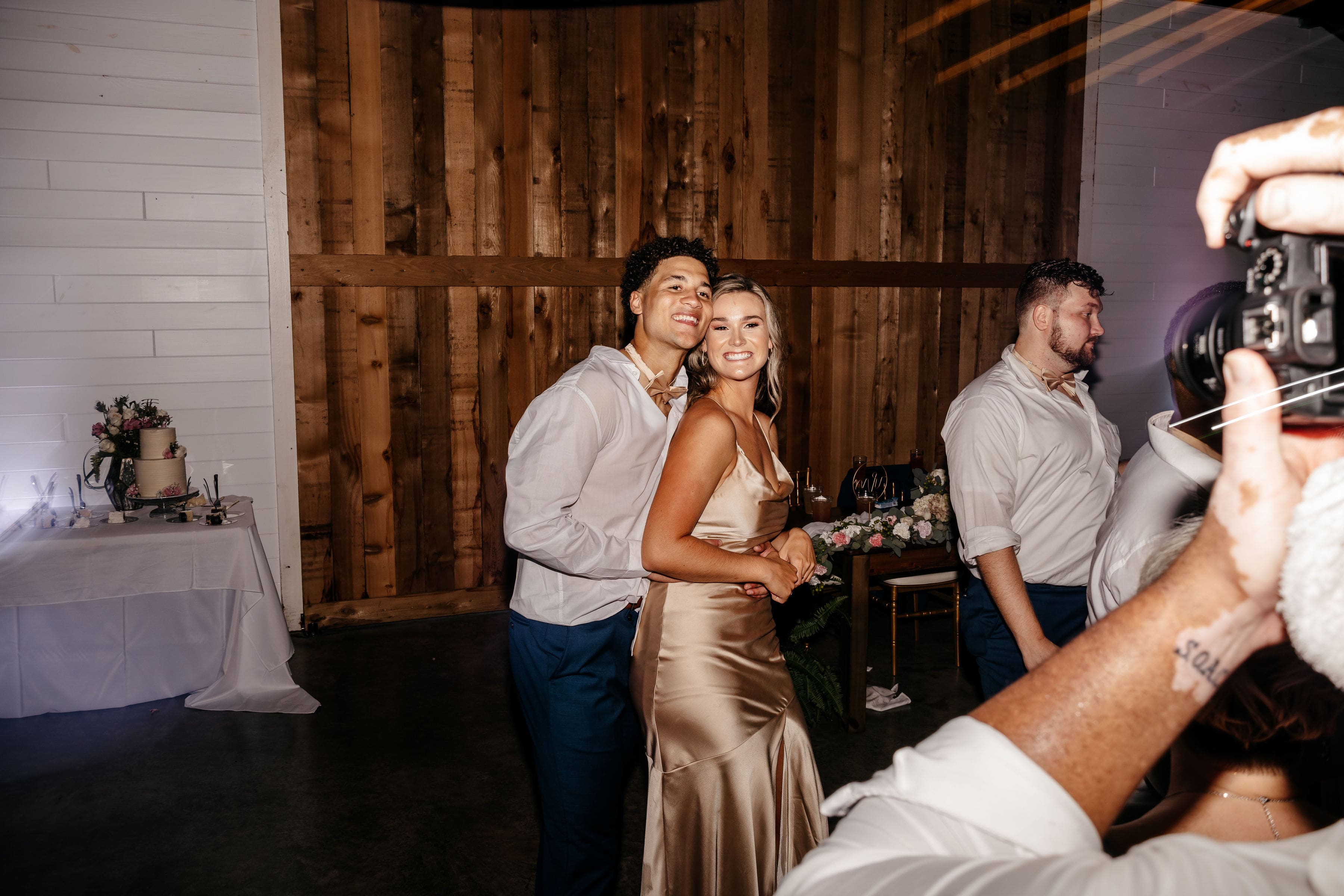 Wedding guests taking picture | Cherished Memories Studio