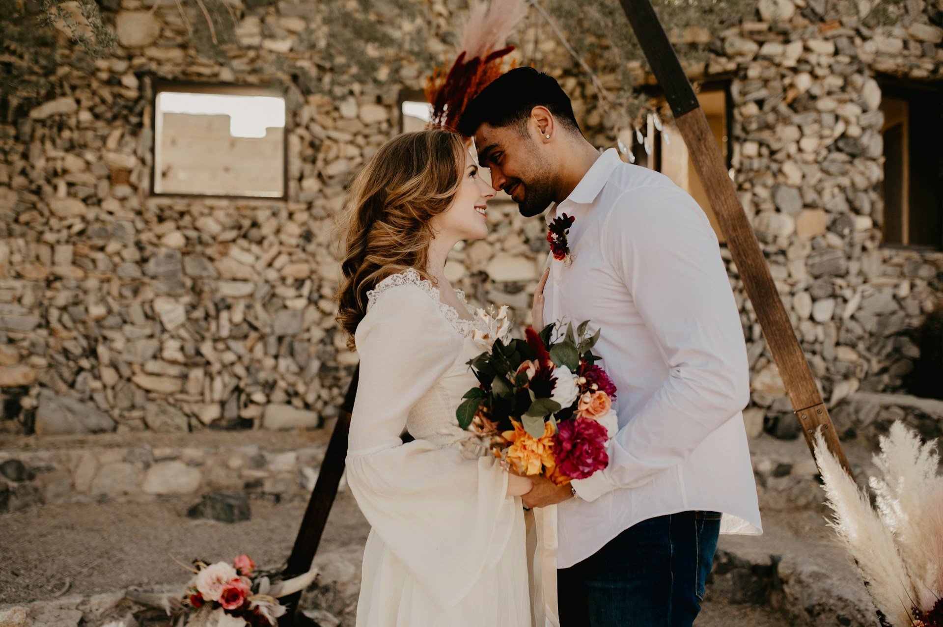 wedding pose