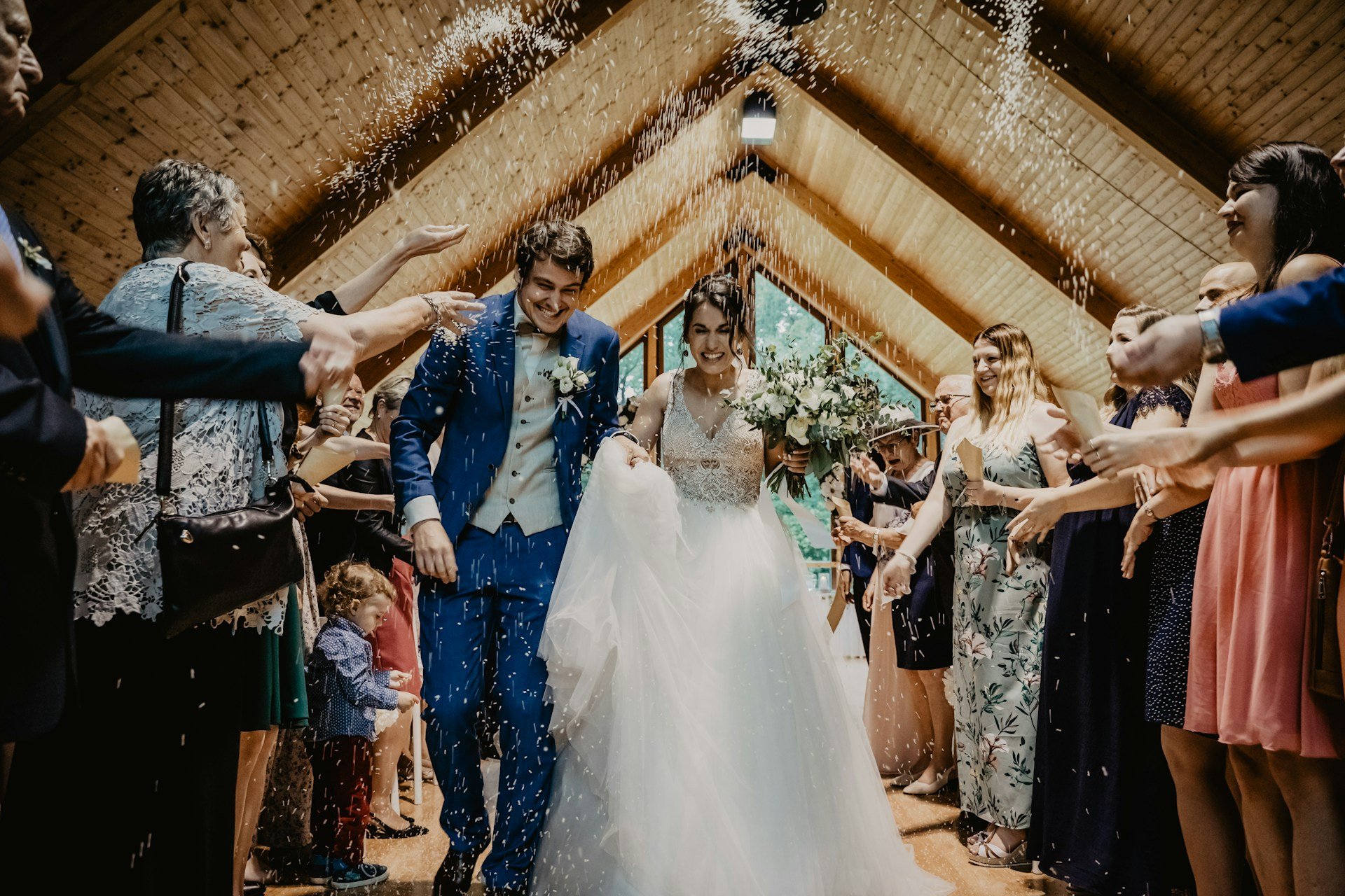 indoor wedding