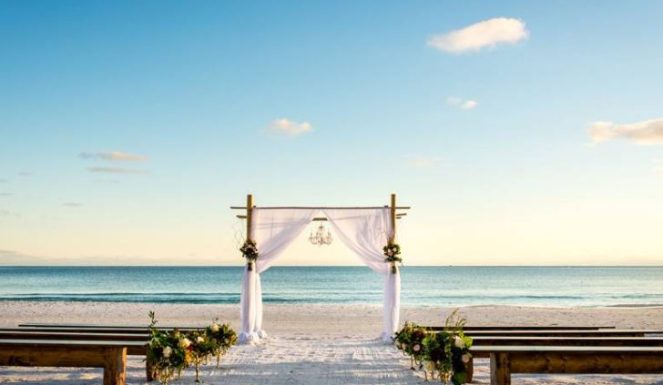 A seaside wedding setup | Wedding Photography | Cherished memories studio